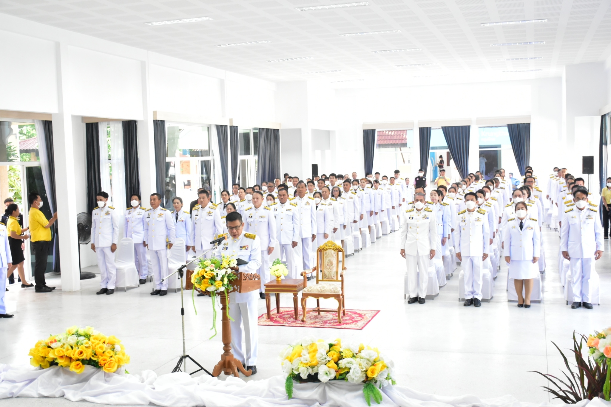 title - จังหวัดสุโขทัยประกอบพิธีวางพานพุ่มดอกไม้สดถวายราชสักการะ เนื่องในวันพระบิดาแห่งฝนหลวง ประจำปี 2566